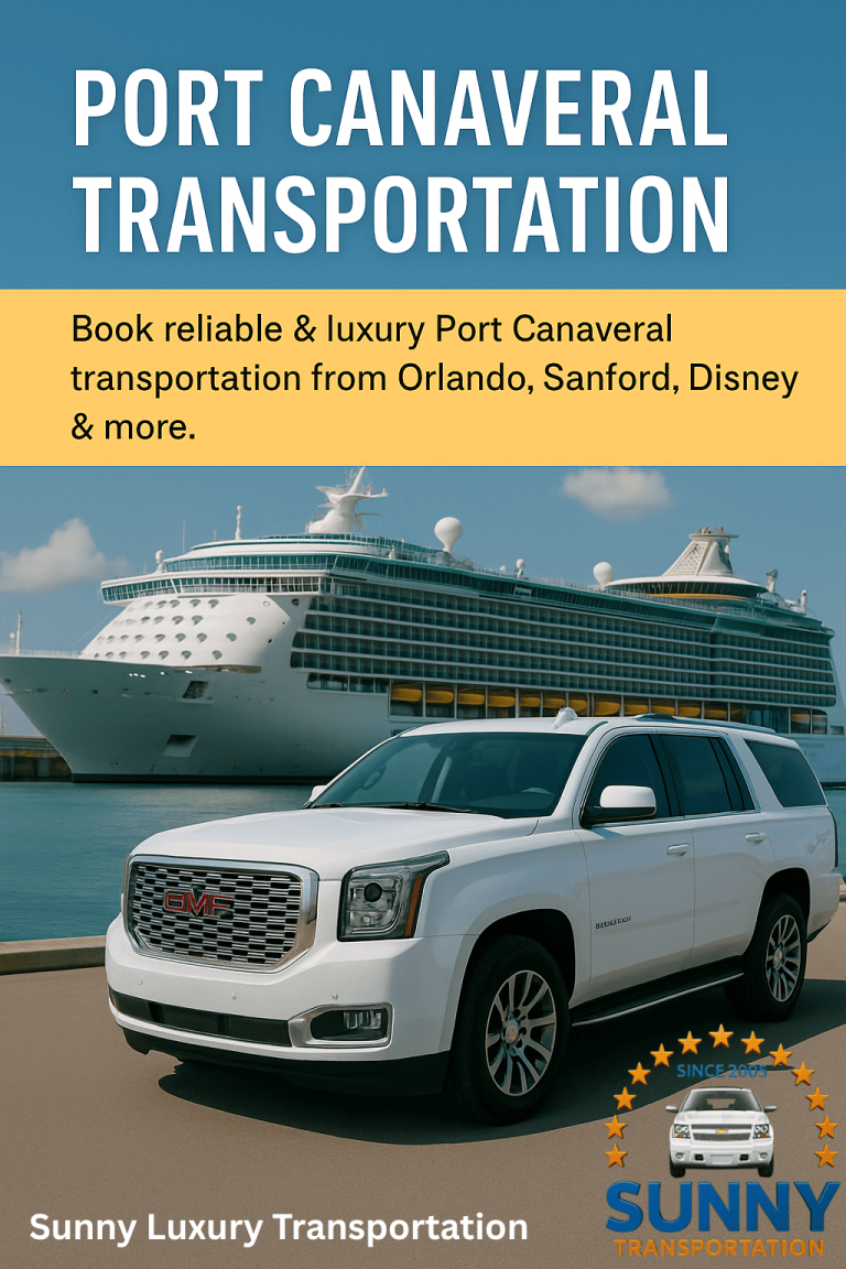 Port Canaveral Transportation: Luxury Cruise Transfers by Sunny Luxury Transportation