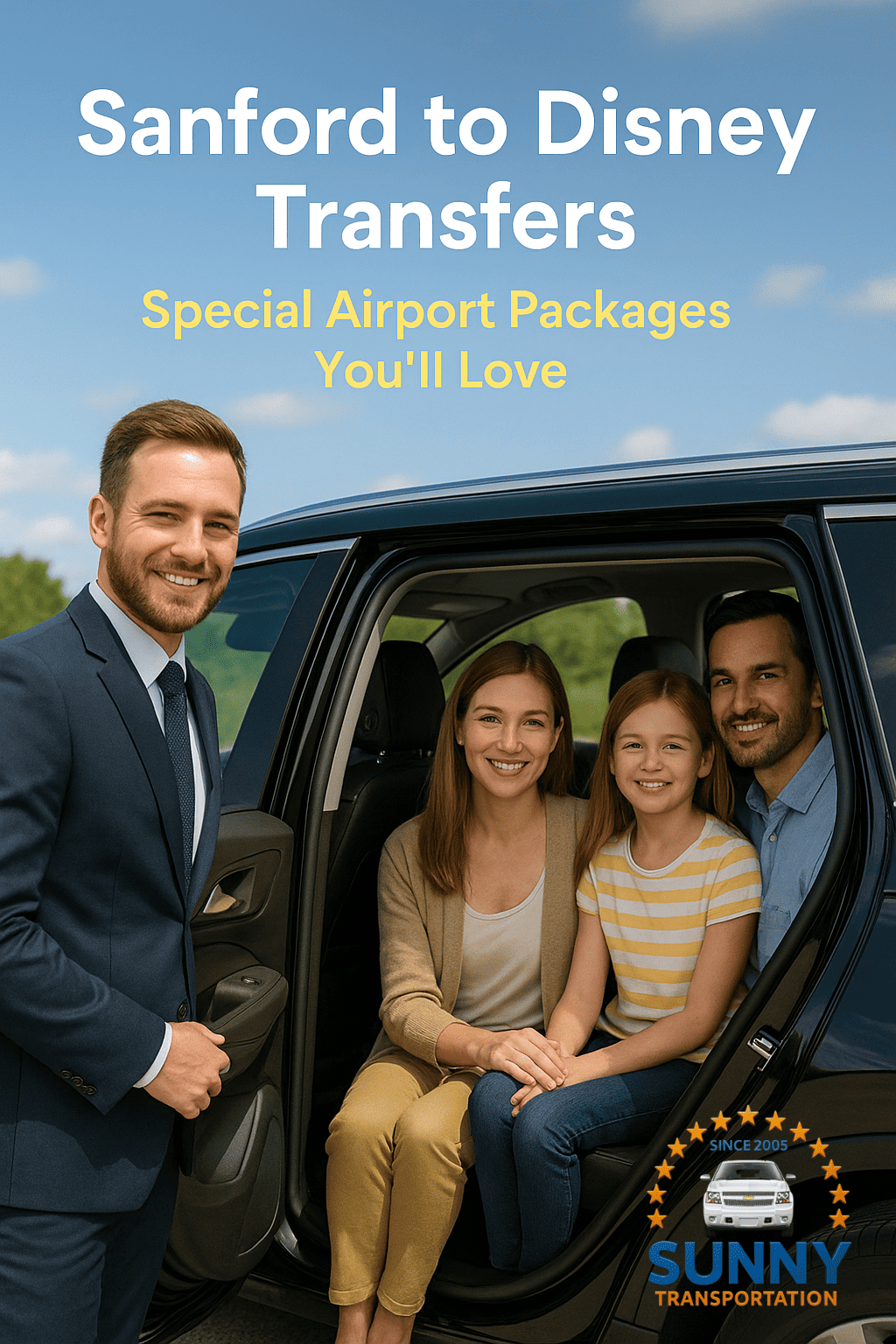 Sanford to Disney Transfers – Special Airport Packages You’ll Love