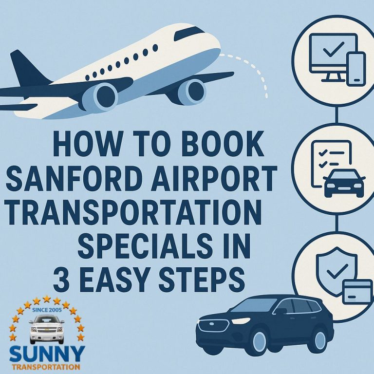 How to Book Sanford Airport Transportation Specials in 3 Easy Steps