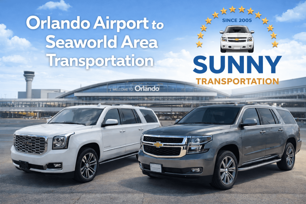 Orlando Airport to Seaworld Area Transportation