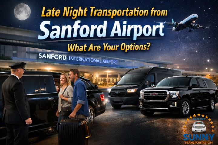 Late Night Transportation from Sanford Airport – What Are Your Options?