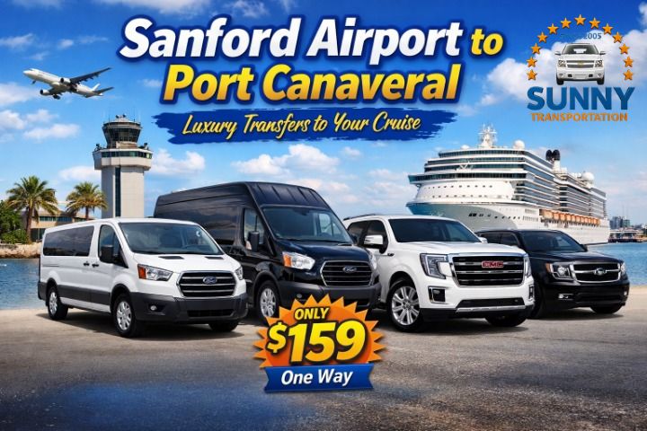Sanford Airport to Port Canaveral Transportation