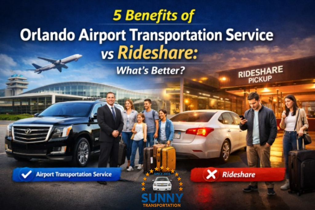 5 Benefits of Orlando Airport Transportation Service vs Rideshare: What’s Better?