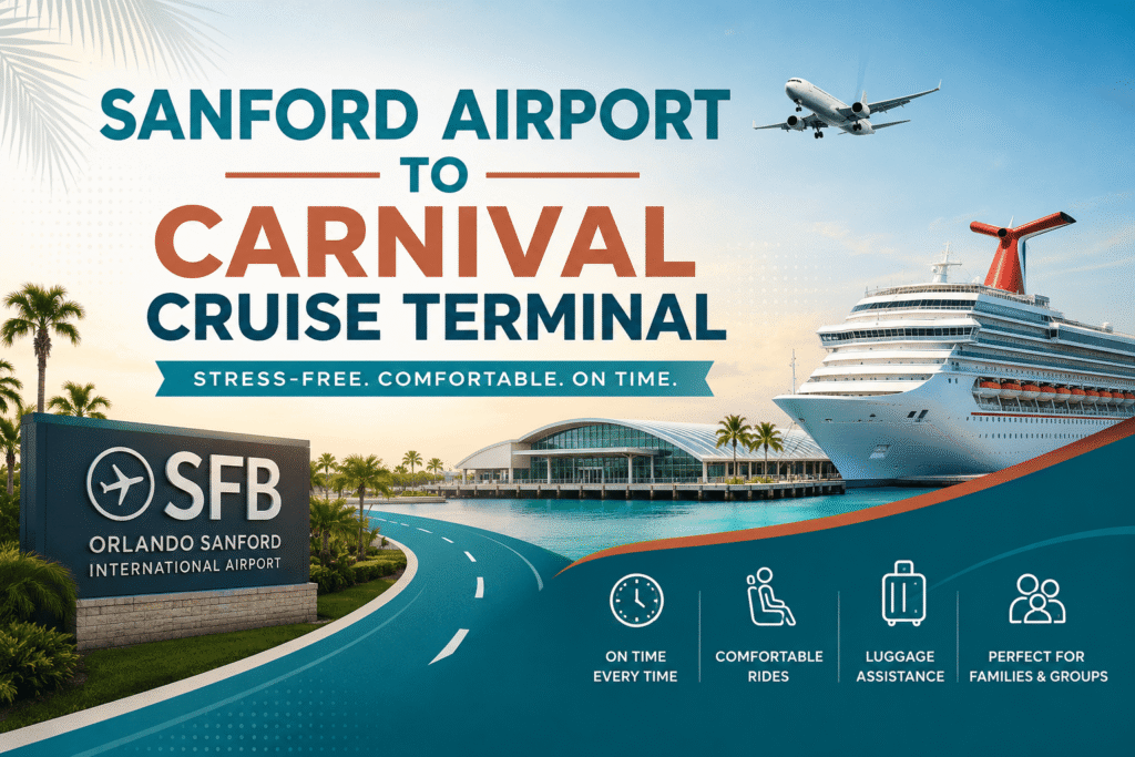 Sanford Airport to Carnival Cruise Terminal Transportation