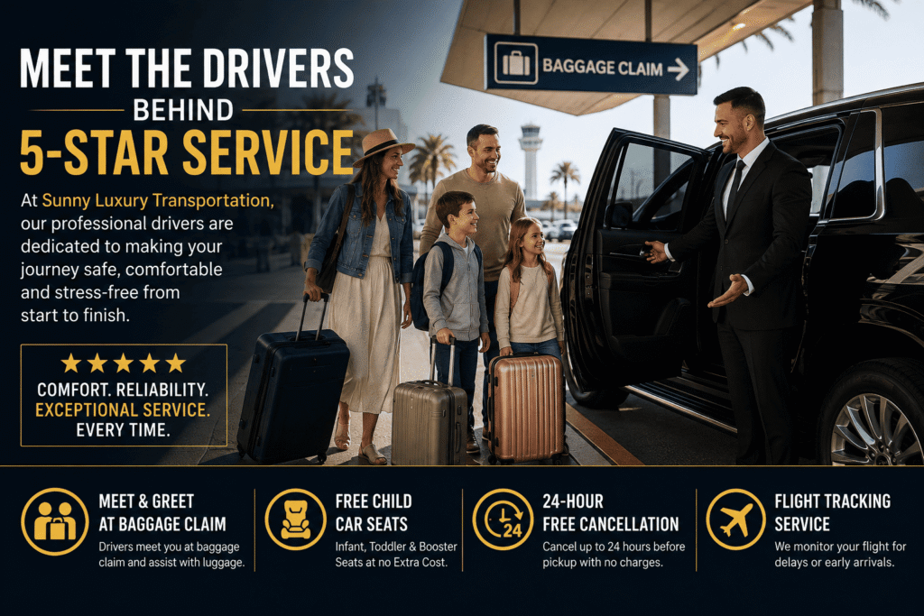 Meet the Drivers Behind Sunny Luxury Transportation’s 5-Star Service
