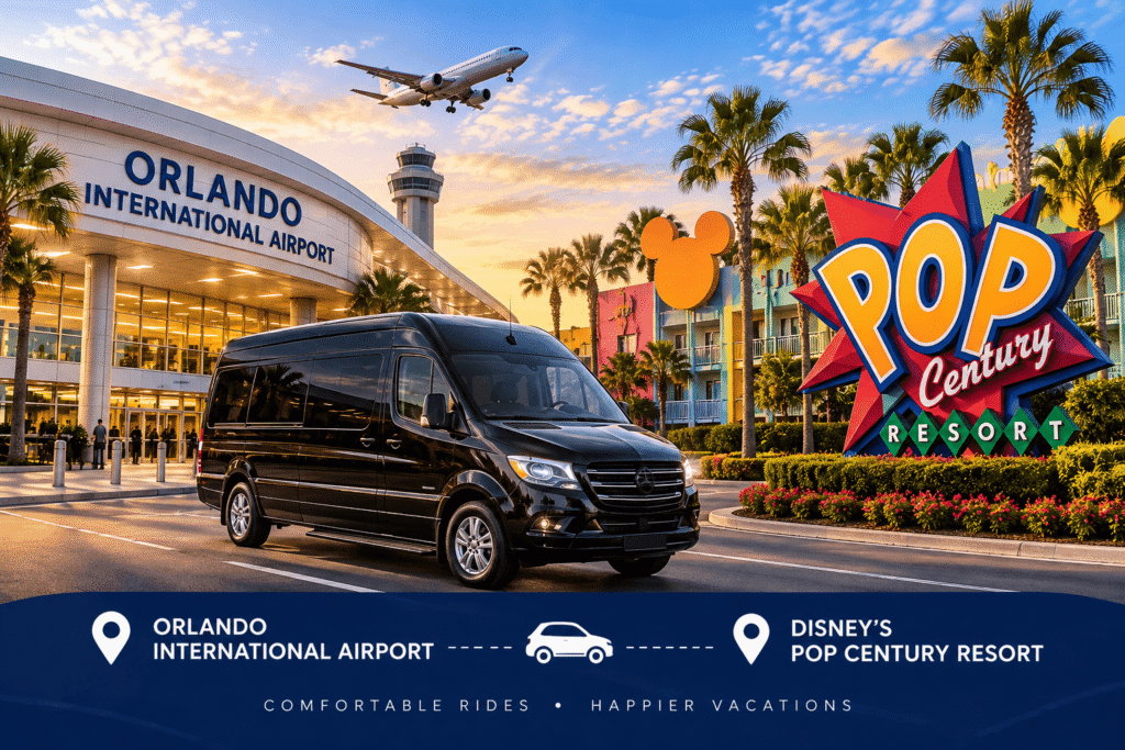 Orlando Airport to Disney’s Pop Century Resort Transportation