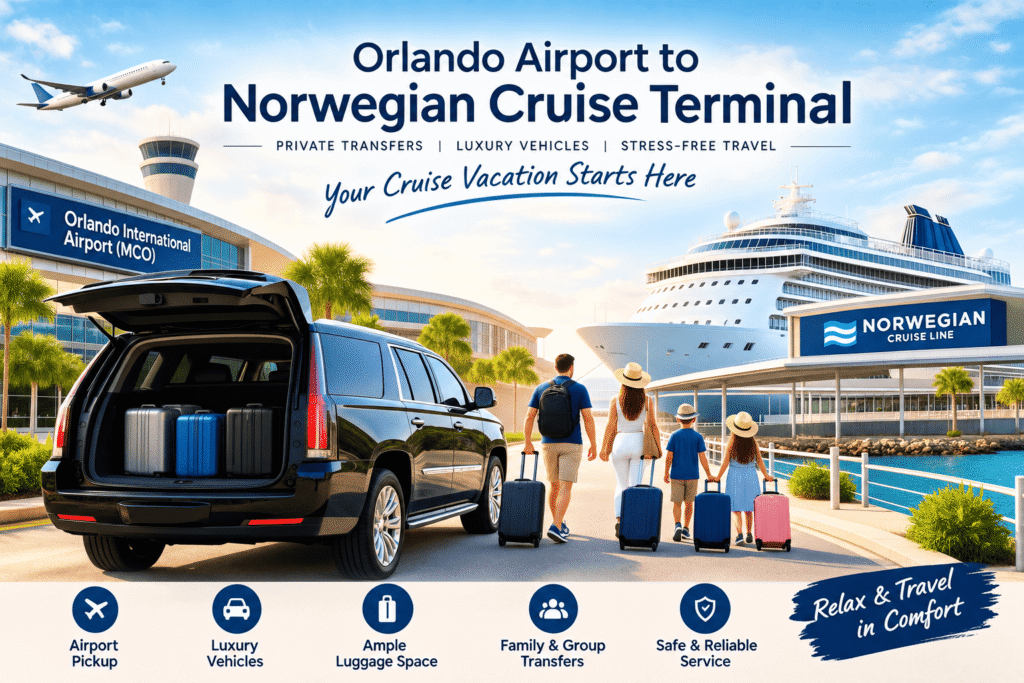 Orlando Airport to Norwegian Cruise Terminal Transportation