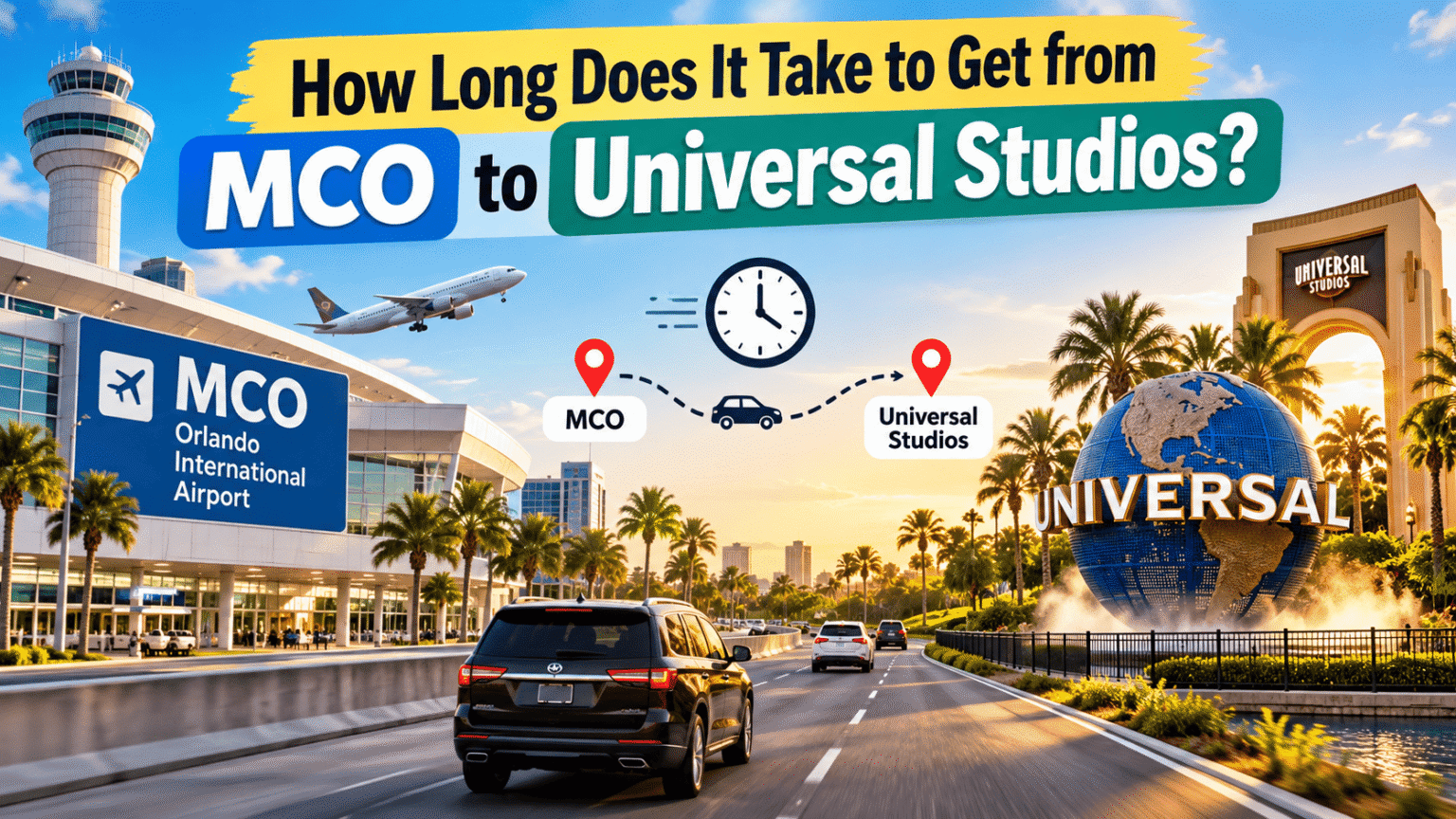 How Long Does It Take to Get from MCO to Universal Studios?