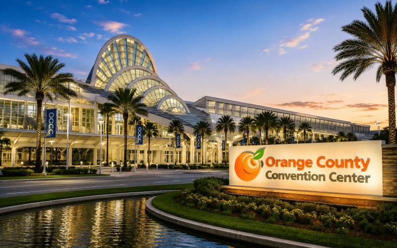 Orange County Convention Center is a massive Orlando venue hosting conventions, trade shows, expos and events near top attractions and hotels.